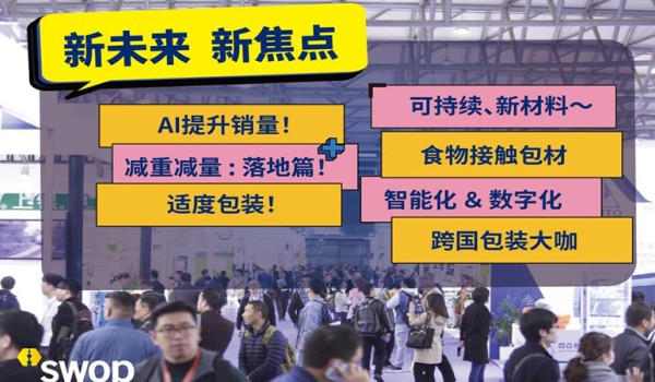 swop包装世界（上海）博览会：汇聚海量包装热点产品，九大亮点主题抢先看！